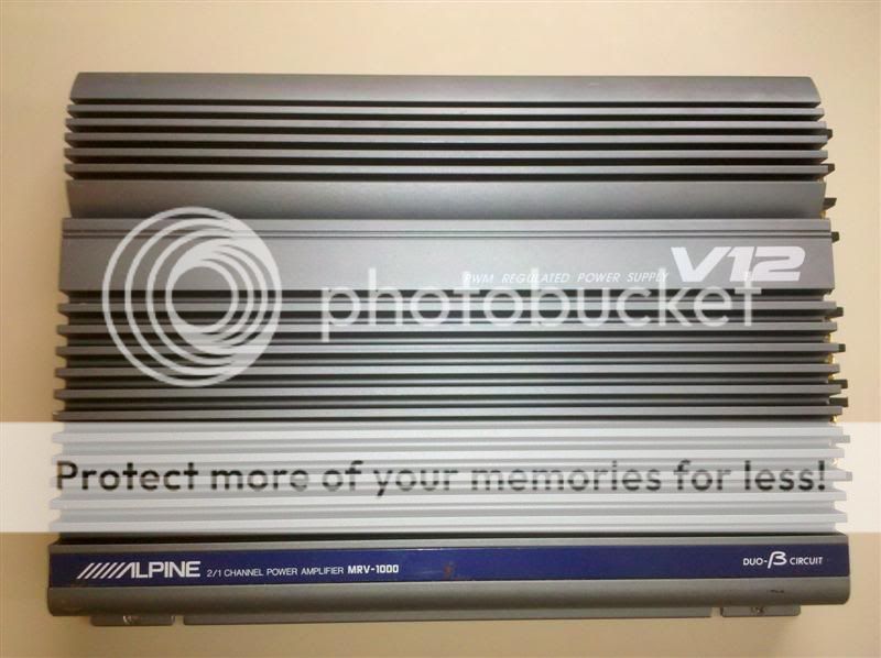 Alpine V12 MRV1000 2 Channel Amplifier *OLD SCHOOL* eBay